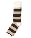 Wide contrast stripes add a dash of color to these comfy socks from MARC BY MARC JACOBS.