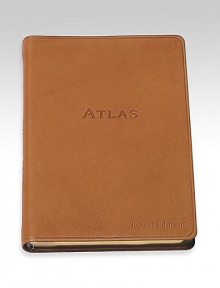 Smyth sewn and bound in a soft calfskin cover, this atlas guide provides extensive details on all continents, regions and major cities from around the world. U.S. Smyth sewn and bound in a soft calfskin cover, this atlas guide provides extensive details on all continents, regions and major cities from around the world. U.S.