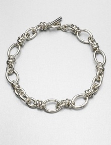 EXCLUSIVELY AT SAKS. From the Rondelle Collection. A jingling sterling silver link chain crafted as a celebration of the founding years of this brand. Sterling silverLength, about 17.5Toggle closureMade in Italy EXCLUSIVELY AT SAKS. From the Rondelle Collection. A jingling sterling silver link chain crafted as a celebration of the founding years of this brand. Sterling silverLength, about 17.5Toggle closureMade in Italy