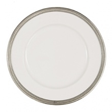 Arte Italicas best selling Tuscan Collection, the original pewter and ceramic dinnerware, combines white ceramic with our signature pewter trim. Hand-crafted in Italy of the highest quality materials, this classic collection translates seamlessly from traditional to contemporary, from casual to formal. Due to its popularity, the Tuscan line has grown to include more than 75 dinnerware items, serving pieces and accessories that can be mixed and matched with many of our product lines. Dishwasher safe on the low-heat setting. Please use non-abrasive detergents. Arte Italicas best selling Tuscan Collection, the original pewter and ceramic dinnerware, combines white ceramic with our signature pewter trim. Hand-crafted in Italy of the highest quality materials, this classic collection translates seamlessly from traditional to contemporary, from casual to formal. Due to its popularity, the Tuscan line has grown to include more than 75 dinnerware items, serving pieces and accessories that can be mixed and matched with many of our product lines. Dishwasher safe on the low-heat setting. Please use non-abrasive detergents.