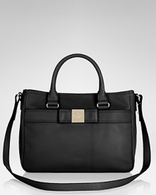 For now or forever. This ever-chic handheld bag from kate spade new york polishes off your purse portfolio, crafted of soft matte leather with a refined silhouette.