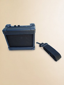 A high quality, economical and completely portable amplifier...just attach the heavy-duty strap, sling it over your shoulder and take it anywhere. includes shoulder strapPlug in with AC adapter or use 9V batteryMaster volume/treble controlsOverdrive mode optionHeadphone connectionExternal DC power jack3 lbs.4W X 7H X 8LImported A high quality, economical and completely portable amplifier...just attach the heavy-duty strap, sling it over your shoulder and take it anywhere. includes shoulder strapPlug in with AC adapter or use 9V batteryMaster volume/treble controlsOverdrive mode optionHeadphone connectionExternal DC power jack3 lbs.4W X 7H X 8LImported