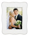 Celebrate special moments with the elegant Lenox Bliss picture frame, featuring wedding-white porcelain laced with frilly raised detail and sparkling accents. Qualifies for Rebate