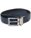 Dress for success with this casual and sophisticated belt by Calvin Klein.