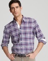 BOSS Orange Cliff Plaid Sport Shirt - Slim Fit