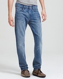 7 For All Mankind The Straight Relaxed Fit Jeans in Watercrest Wash 7 For All Mankind The Straight Relaxed Fit Jeans in Watercrest Wash