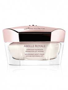 Enhanced with Guerlain's exclusive Royal Jelly, this exceptional night cream redefines the contours of the face while repairing and regenerating skin at night. Made in France. 1.7 oz. Enhanced with Guerlain's exclusive Royal Jelly, this exceptional night cream redefines the contours of the face while repairing and regenerating skin at night. Made in France. 1.7 oz.