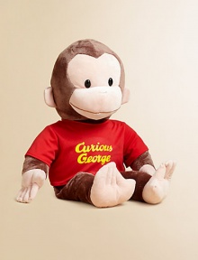 Everyone's favorite, inquisitive little monkey, in soft huggable plush, wearing his classic red shirt.16W X 26H X 14DRecommended for ages 1 and upPolyesterSurface washImported Everyone's favorite, inquisitive little monkey, in soft huggable plush, wearing his classic red shirt.16W X 26H X 14DRecommended for ages 1 and upPolyesterSurface washImported
