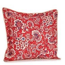With a spirit that recalls the vibrant beauty of the French countryside, batik sunflowers, rustic calico and vintage ticking stripes, Lauren by Ralph Lauren's Villa Martine collection is delightfully executed in a palette of fresh red, white and blue for bucolic style that lends a summery mood to any décor. With a spirit that recalls the vibrant beauty of the French countryside, batik sunflowers, rustic calico and vintage ticking stripes, Lauren by Ralph Lauren's Villa Martine collection is delightfully executed in a palette of fresh red, white and blue for bucolic style that lends a summery mood to any décor.