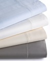 The ultimate in luxury. Featuring high quality, ultra-fine MicroCotton® threads for greater breathability, luster and launderability, the Hotel Collection 700 thread count flat sheet is utterly sumptuous. Woven in a luxe, 700 thread count for an even softer feel and lasting refinement. Features woven jacquard stripes and merrow-stitch embroidered hem.