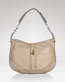 Air on the side of sumptuous with Burberry's chain-trimmed leather hobo. With tough-luxe the mood, carry this style with hard-hitting boots and a leather Mac for cool girl style with a British accent. Air on the side of sumptuous with Burberry's chain-trimmed leather hobo. With tough-luxe the mood, carry this style with hard-hitting boots and a leather Mac for cool girl style with a British accent.