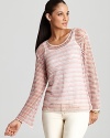 An on-trend loose knit makes this Ella Moss top a piece for all seasons.