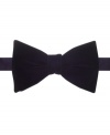 Bolster your black-tie look with a bit of texture and this velveteen bow tie from Countess Mara.