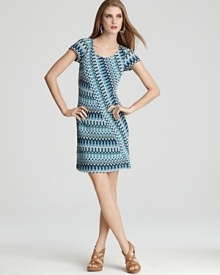 Trina Turk Moesha Zigzag Dress Trina Turk Moesha Zigzag Dress