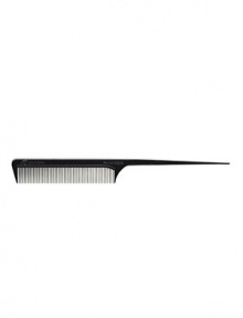 T3 Anti-Static Carbon ionic combs are professional quality, forged from Tourmaline and Carbon and as a result they will resist the heat of modern high-temperature styling tools. Pointy tip makes sectioning hair easy. Often used for teasing. 1.5 X 6 T3 Anti-Static Carbon ionic combs are professional quality, forged from Tourmaline and Carbon and as a result they will resist the heat of modern high-temperature styling tools. Pointy tip makes sectioning hair easy. Often used for teasing. 1.5 X 6