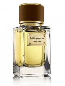 The inspiration for Velvet Wood is lacquered wood. Velvet Wood is a rich ebony wood that offers profound depth, with warm resinous notes yielding to attractive benzoin and refined black leather scents. The bottle is displayed in a precious black velvet box bearing an engraved golden plate and silky inner fabric. Also ideal as a gift. 1.6 oz. The inspiration for Velvet Wood is lacquered wood. Velvet Wood is a rich ebony wood that offers profound depth, with warm resinous notes yielding to attractive benzoin and refined black leather scents. The bottle is displayed in a precious black velvet box bearing an engraved golden plate and silky inner fabric. Also ideal as a gift. 1.6 oz.