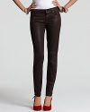 A sparkling sheen adds glam-rock panache to these 7 For All Mankind skinny twill jeans. Exclusively at Bloomingdale's.