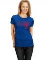 Show off your team spirit with the vintage fan-favorite style of this MLB Phillies tee for her. (Clearance)