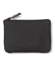 MARC BY MARC JACOBS key pouch constructed in durable, logo-emobossed PVC. MARC BY MARC JACOBS key pouch constructed in durable, logo-emobossed PVC.