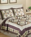 Sleeping beauty. Bold patterns and earthy hues transform your space with a casual, yet captivating, look.