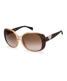 The hallmark styling of this world-renowned fashion leader denotes high quality with a dedication to innovation and a strong tradition of craftsmanship. Prada is synonymous with an understated style that has always anticipated, and often dictated, new trends. Prada sunglasses use only the finest materials to strike the ideal balance of form and function. The hallmark styling of this world-renowned fashion leader denotes high quality with a dedication to innovation and a strong tradition of craftsmanship. Prada is synonymous with an understated style that has always anticipated, and often dictated, new trends. Prada sunglasses use only the finest materials to strike the ideal balance of form and function.