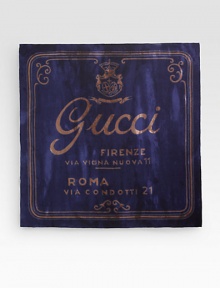 Printed silk carré scarf, handcrafted in Italy.27.6W x 27.6HSilkDry cleanMade in Italy Printed silk carré scarf, handcrafted in Italy.27.6W x 27.6HSilkDry cleanMade in Italy
