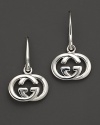 From the Silver Britt collecttion, a beguiling sterling silver earring designed by Gucci.