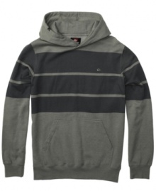 Every man's go-to style. This hoodie from Quiksilver will rock your weekend. Every man's go-to style. This hoodie from Quiksilver will rock your weekend.
