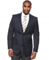 A sleek navy blazer from Club Room instantly updates your on-the-clock look.