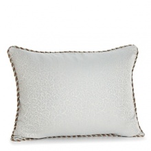 Bordered by braided rope, this floral sham is an alluring addition to the Kelly collection. Bordered by braided rope, this floral sham is an alluring addition to the Kelly collection.