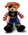 From Gund, this soft, comforting Teach Me pirate teddy bear features the world's most huggable  toy since 1898!