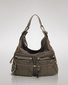 Kooba's slouchy leather hobo is a chic way to take it all with you. With ample pockets and a roomy interior, we love this shoulder bag paired with everything from inky denim to understated day dresses. Kooba's slouchy leather hobo is a chic way to take it all with you. With ample pockets and a roomy interior, we love this shoulder bag paired with everything from inky denim to understated day dresses.