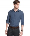 This striped button down from Kenneth Cole New York is totally in-line with your classy sense of style.