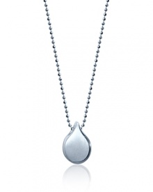 What's your sign? This beautifully rendered Water Drop pendant will help your stars align in polished sterling silver.