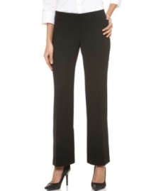 Polished and professional, these petite pants from Alfani are the foundation of many fashionable work ensembles. Polished and professional, these petite pants from Alfani are the foundation of many fashionable work ensembles.