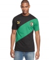 Show off. Take your support to the next level with this country badge t-shirt from Puma.