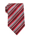 Casual meets class in this striped flannel tie from Geoffrey Beene.