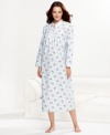 A festive pattern and comfy fit will make this flannel nightgown by Charter Club your favorite for the winter season.