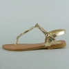 JP Originals Jenai T Strap 4 Round Ornament Sandal