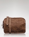 Compact style goes rogue with this leather satchel from Liebeskind. With a rugged, vintage look this mini is ready to hold the essentials on your next sartorial adventure.