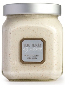 Almond Coconut Milk Sugar Scrub gently sloughs away dead skin for a soft and silky feel. Gentle enough for daily use Macadamia nut and sweet almond oils moisturize Vitamins A & E soothe and protect 12 oz. Almond Coconut Milk Sugar Scrub gently sloughs away dead skin for a soft and silky feel. Gentle enough for daily use Macadamia nut and sweet almond oils moisturize Vitamins A & E soothe and protect 12 oz.