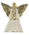 Your holiday keepsakes are under the most special watch with this praying angel box from Jones New York. It's crafted from mixed metal with gold-tone details for that special touch. Approximate length: 1-1/4 inches. Approximate width: 2-1/4 inches.