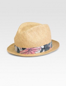 Classic sculpted and woven straw design destined to be a warm-weather favorite.StrawFabric bandMade in Italy Classic sculpted and woven straw design destined to be a warm-weather favorite.StrawFabric bandMade in Italy