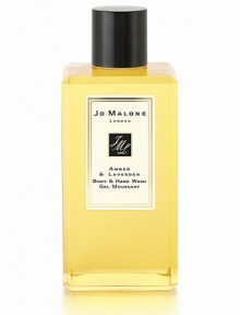 Amber, the exotic scent of the Orient, is combined with the comfort of French lavender and myrrh to evoke the subtle, spicy warmth of twilight. Amber & Lavender Body & Hand Wash imparts a moisturizing lather that awakens the senses. 8.5 oz. Amber, the exotic scent of the Orient, is combined with the comfort of French lavender and myrrh to evoke the subtle, spicy warmth of twilight. Amber & Lavender Body & Hand Wash imparts a moisturizing lather that awakens the senses. 8.5 oz.
