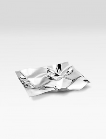 From the Masterpiece Collection. Originally created by Verner Panton in 1988, this dramatic design, a Georg Jensen classic, is nicknamed car crash for its striking shape of undulating folds in metal.Mirror-finish stainless steel1.2H X 6.9W X 5.8DImported From the Masterpiece Collection. Originally created by Verner Panton in 1988, this dramatic design, a Georg Jensen classic, is nicknamed car crash for its striking shape of undulating folds in metal.Mirror-finish stainless steel1.2H X 6.9W X 5.8DImported