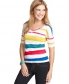 Rock out in stripes with this top from One Clothing and wake-up your jeans with a burst of infinite colors!