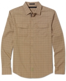 Kick it into neutral with a cool crossover look. This shirt from Sean John locks down your weekend look. Kick it into neutral with a cool crossover look. This shirt from Sean John locks down your weekend look.
