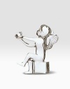 A fanciful piece sculpted in pure lead crystal features a naked cherub giving away a heart. 4½H X 4L Hand wash Made in France