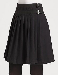 An undeniable Burberry Brit take on the kilt skirt. This version features classic pleats.Pleated designFully linedAbout 19 long80% wool/20% nylonDry cleanImported Model shown is 5'10 (177cm) wearing US size 4. An undeniable Burberry Brit take on the kilt skirt. This version features classic pleats.Pleated designFully linedAbout 19 long80% wool/20% nylonDry cleanImported Model shown is 5'10 (177cm) wearing US size 4.