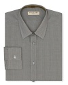 Burberry's expertly-crafted dress shirt brings new heights of sophistication to your professional wardrobe.